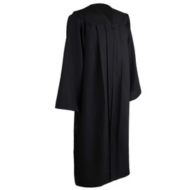 OSBO GradSeason Unisex Matte Robes for Graduation Gown, Choir Robes, Pulpit Robe and Pastor, Black, 51 Plus