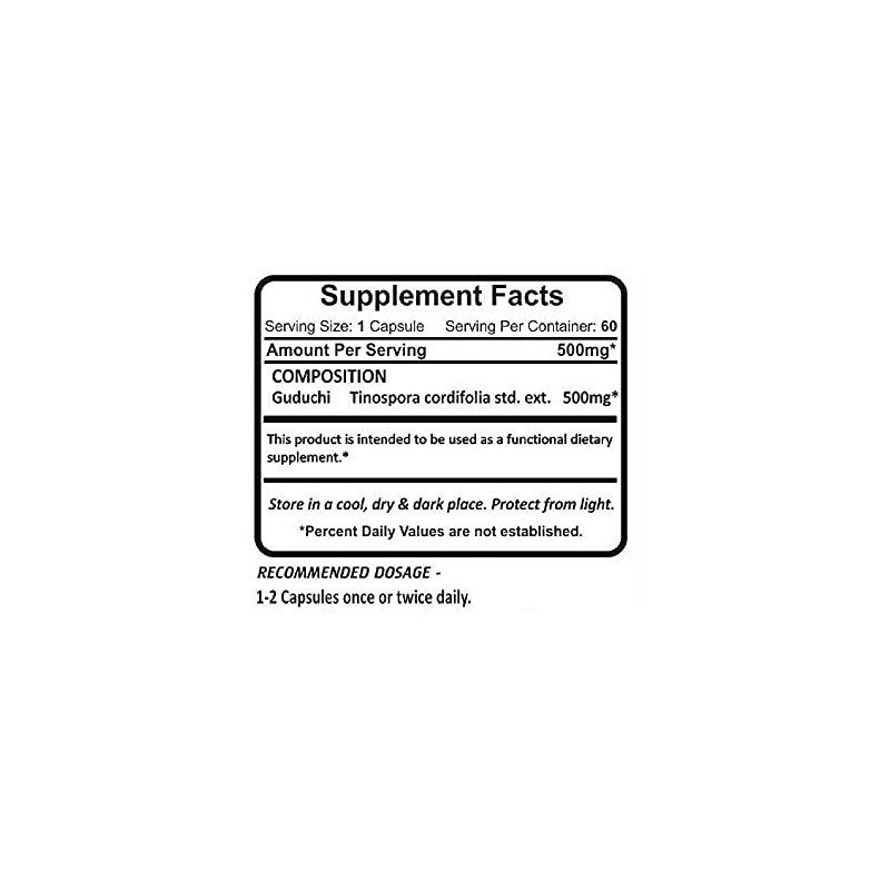Planet Ayurveda Giloy, 500 Mg Veg Capsules, 2 Bottles (60