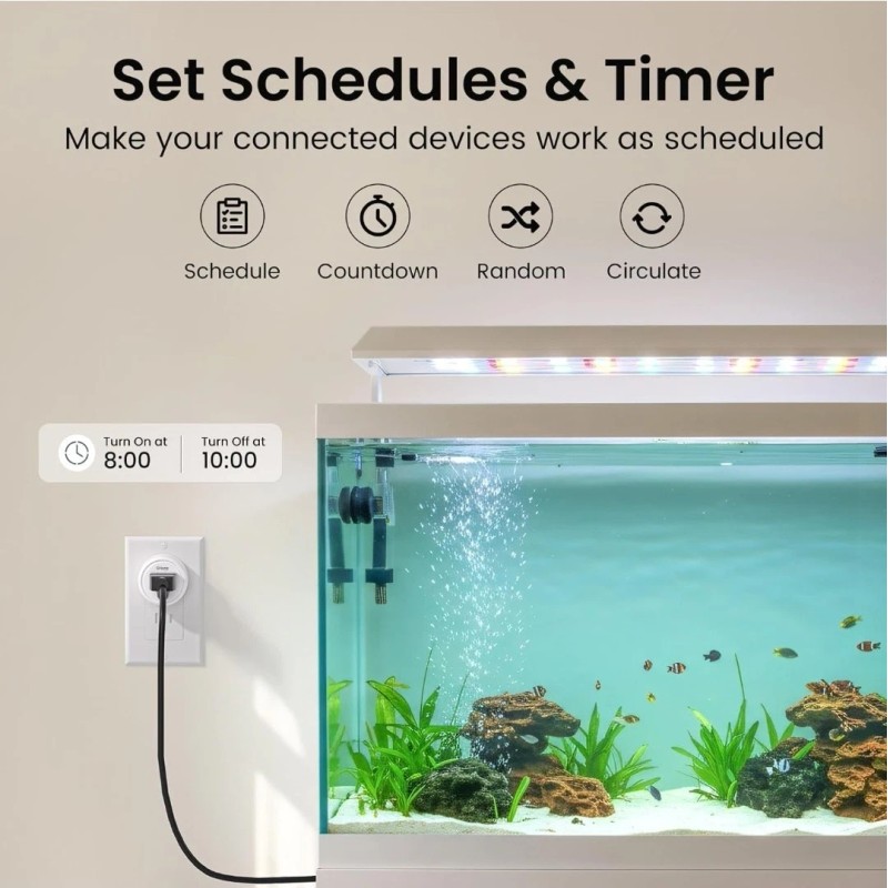 MINI GHome Smart Mini Plug Wi-Fi Outlet Socket Alexa Google