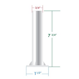 The Sausage Maker - 3/4" Diameter Stainless Steel Stuffing Tube for 5 lb The Sausage Maker Sausage Stuffer