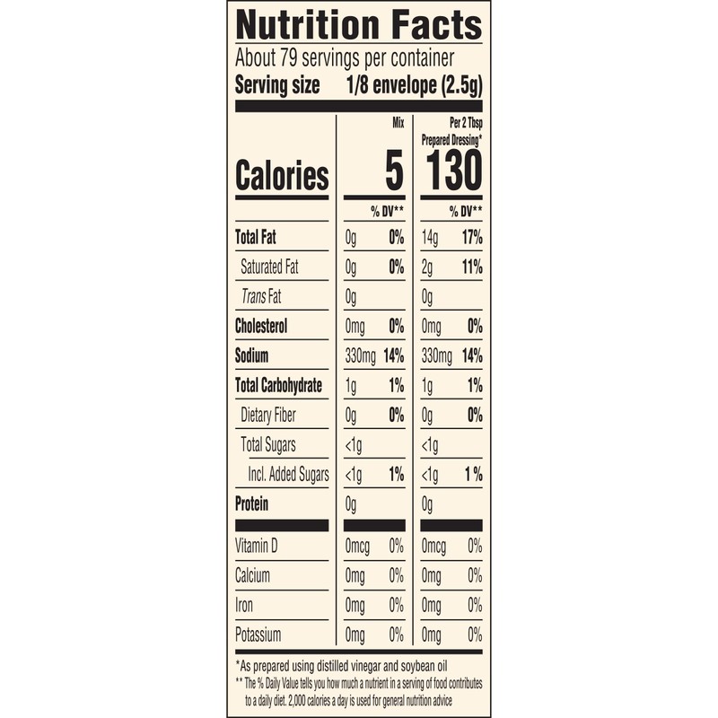 Good Seasons Italian Dressing & Recipe Mix, 0.7 OZ, 10