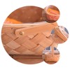 Ciieeo 1 PC Portable Handmade Bamboo Woven Flower Basket with