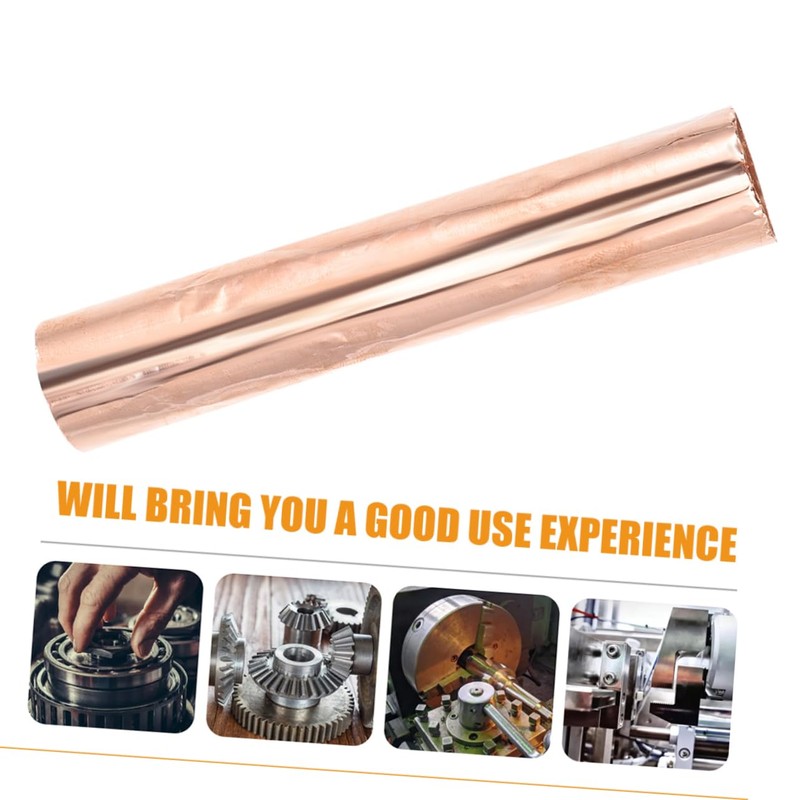 VILLFUL 1roll Copper Sheet Excellent Wear Resistance Versatile Copper Foil