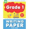 Grade 1 Writing Paper with Lines for Kids Ages 5-6: