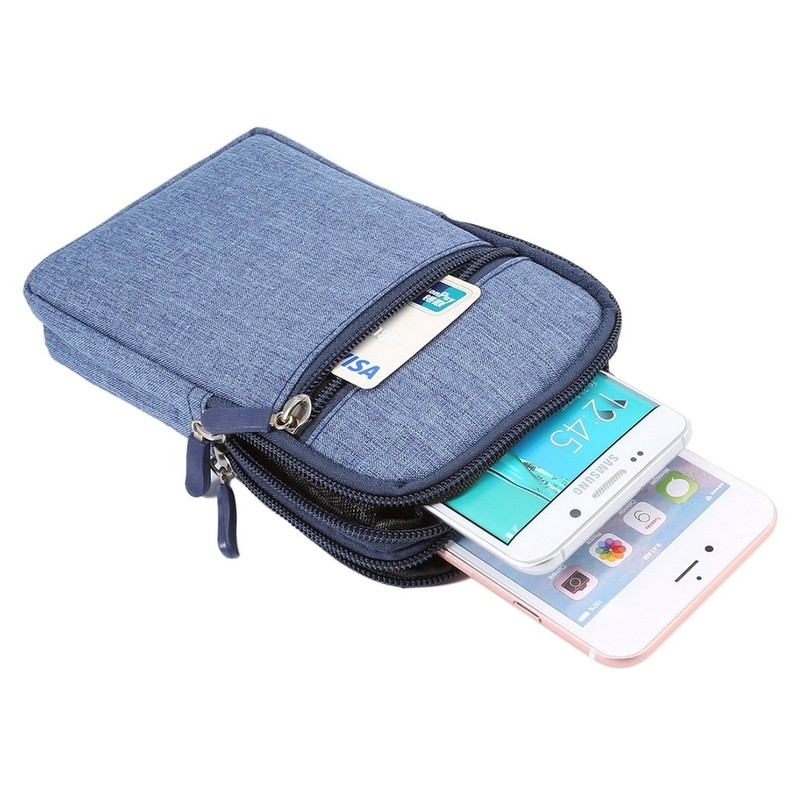 DFV mobile - Universal Multi-Functional Vertical Stripes Pouch Bag Case