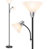 LEPOWER Floor Lamp, Standing Lamp Replaceable 3000K Energy-Saving, Lamp for