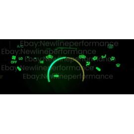 newlineperformance Green Climate Control LED Bulb Kit for Toyota Camry 1997 - 1999
