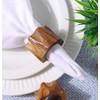 Napkin Rings Set of 12 for Dinner Parties, Weddings Receptions,