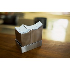 Philippi Design Elbharmonie Salt and Pepper Shakers, Modelled on the Elbphilharmonie Concert Hall Hamburg