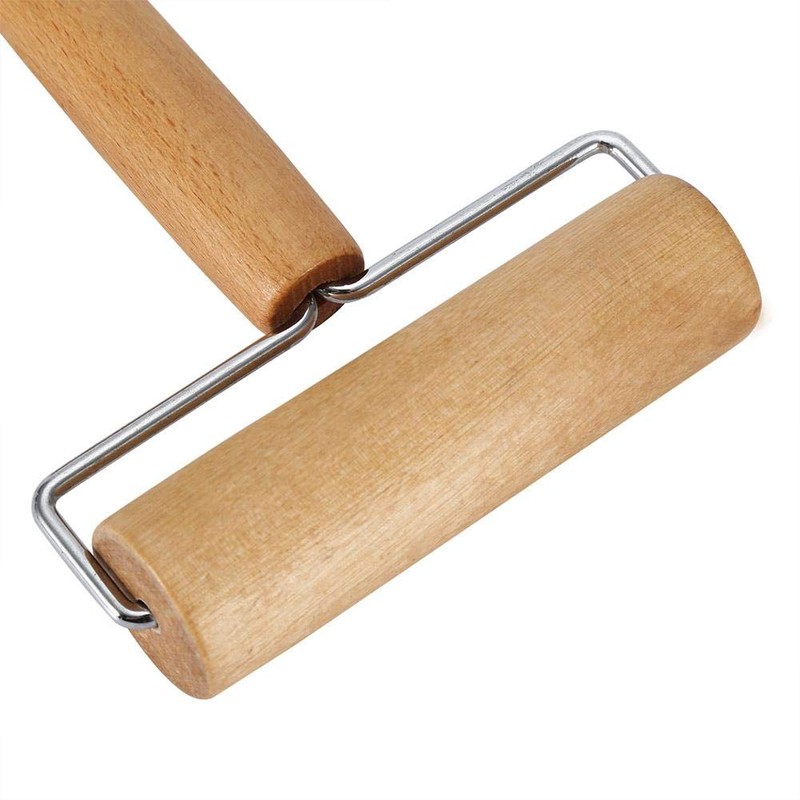 Socialme-eu(# 1) Rolling Pin Pastry and Pizza Baker Rolls Wooden