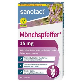 자노탁트 sanotact 몽크 페퍼 정제 60개 43g Sanotact Monk Pepper Tablets 60 pcs 43g