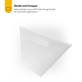 RTIC Cooler Divider for Hard Coolers, Cooler Accessories Perfect for Outdoors, Camping and Travel, Insert to Keep Contents Divided for Organization, 20 QT