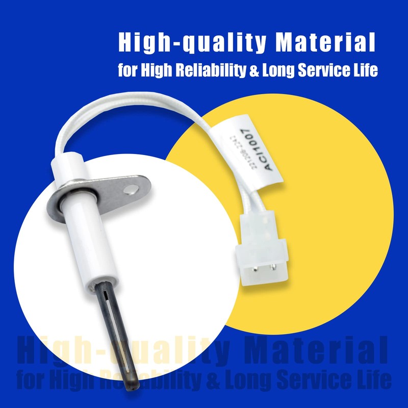 201657-03S Furnace Hot Surface Igniters Upgraded, 120V Nitride Ignitors Compatible