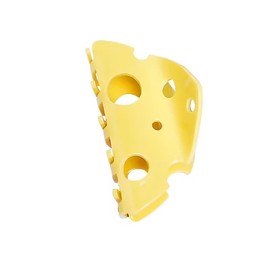 1Pc Yellow Cheese Acetate Hair Claw, Cute Cheese Hair Clip, Triangle Hollow Hair Clips Food Shape Shark Clip for Women Clips Food Hair Clips (3 inches)