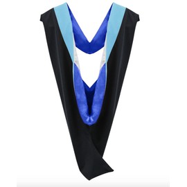 CLERKMANS Unisex Graduation Hood for Bachelors & Masters Degree -University Academic Hood