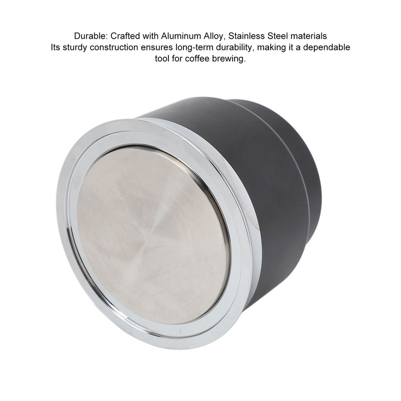 Coffee Tamper Stainless Steel Flat Bottom Coffee Distributor Leveler Coffee