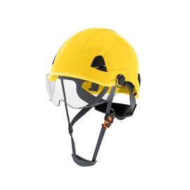 Jackson Safety Non-Vented Hard Hat – Construction Helmet for Men with Flip-Up Visor - Industrial Climbing-Style Head Protection Equipment (Multiple Colors)
