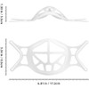 LEDON 3D Face Mask Bracket，10/20/50/100pcs White Mask Guards for Under