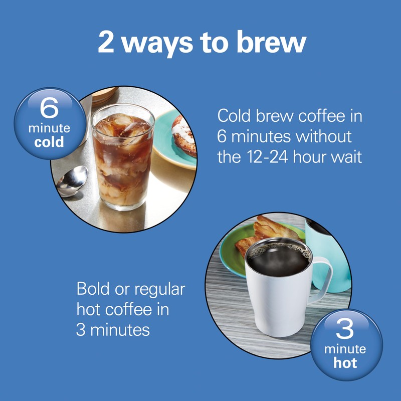 Hamilton Beach Convenient Craft Rapid Cold Brew & Hot Coffee