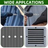 Mellewell #8 x 3/8" Self Tapping Gutter Screws, Black Painted