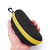 3 x Portable Travel Glasses Sunglasses Case with Plastic Hooks,