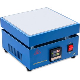 110V 850W Soldering Hot Plate LED Microcomputer Electric Preheat Soldering Preheating Station Welder Hot Plate Rework Heater Lab 200X200mm Plate
