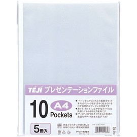 te-zi- Presentation File A4, 10P with 5 Books Black PTF – 10 – 01 Parent , whites