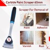 Premium Ergonomic Carbide Scraper, 2-1/2 Inch, Scraper Tool for Removing