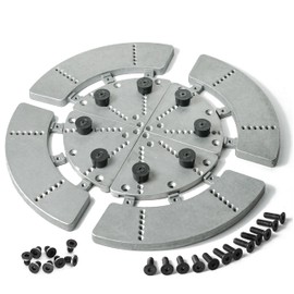 Wood Lathe Chuck Jaws, Cole Jaw Set with basic cole jaw 10" and 5" Extension Kit, total 15" Flat Jaws. Compatible with Super NOVA 2, G3.