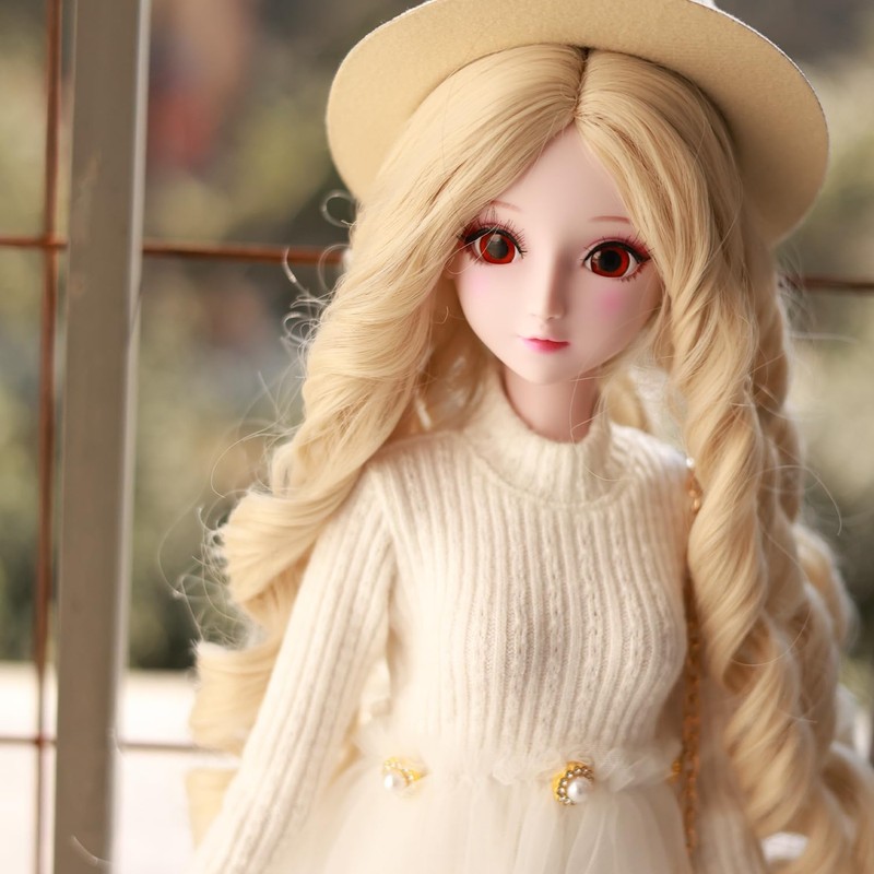 Proudoll 1/3 BJD Doll Complete Set - White Dress with