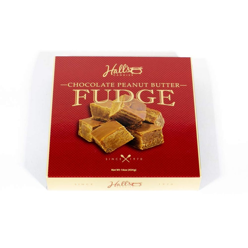 Chocolate Peanut Butter Fudge, 1 Pound