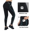 Women's Thermal Fleece Cycling Pants Padded Cold Weather Compression Bike