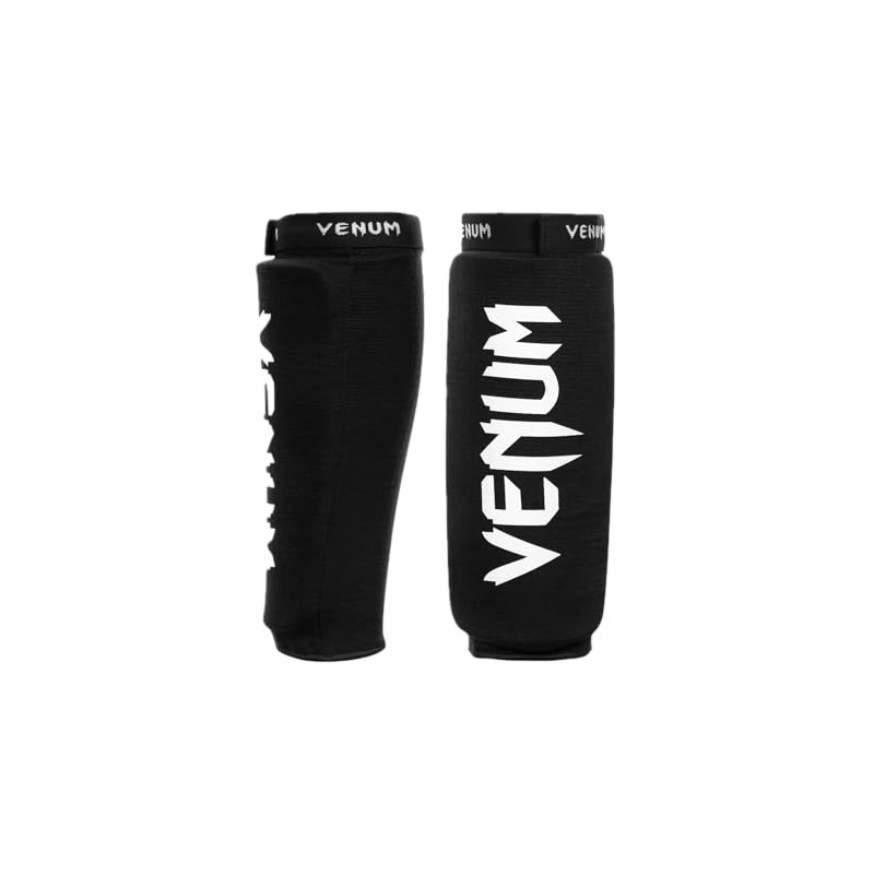 Venum, Kontact Shin Guards Without Foot, Men's, L, Black