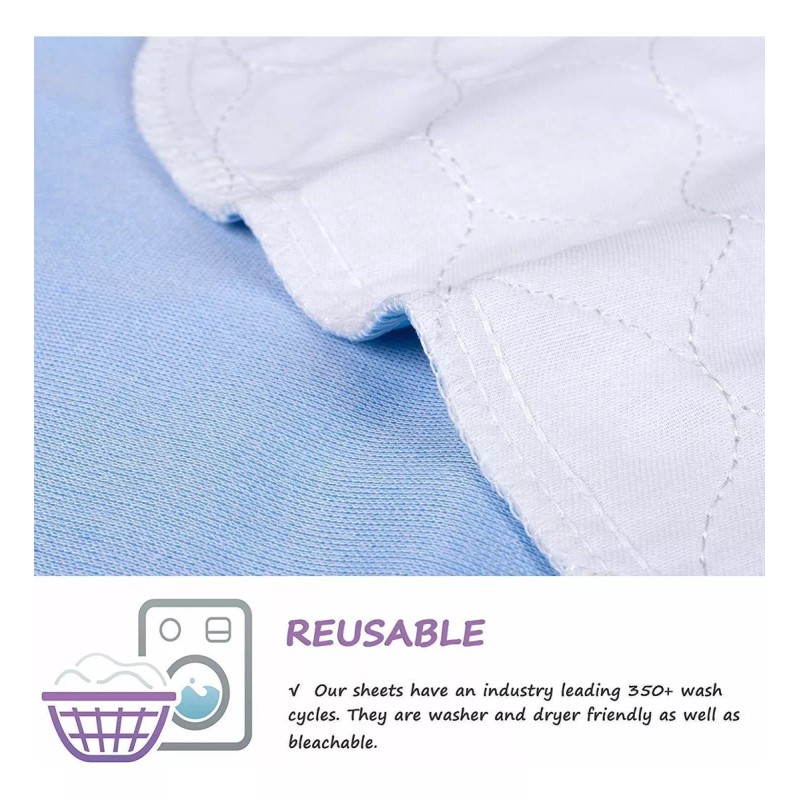 Brosive A Prueba De Agua Reutilizable Incontinencia Cama Almohadilla