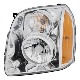 OKOVO for GMC for Yukon 2007-2014 for Yukon XL 1500 2007-2014 for Yukon XL 2500 2007-2013 1pc Headlight Lamp Left Clear Lens w/bulbs GM2502265