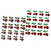 Abaodam 2sets Nail Pearls Gems DIY Charms for Women Cherry