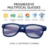 VITENZI Progressive Reading Glasses for Women and Men Multifocal Computer