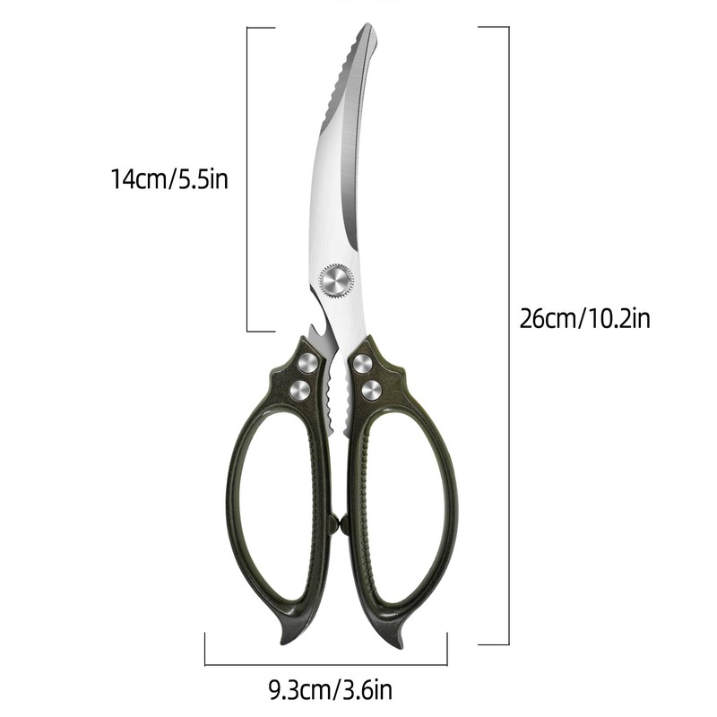Heavy Duty Poultry Shears,Kitchen Shears,Food Scissors All Purpose for Meat