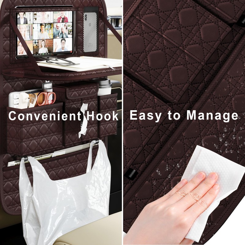 GMQ Backseat Car Organizer 1 Pack, Car Back Seat Organizers