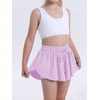 Flowy Shorts for Teen Girls Athletic Running Biker Shorts Youth