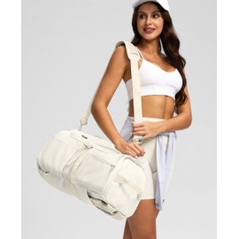 Uselike Gym Bag for Women and Men, 30L Workout Travel Backpack with Shoe Compartment, Sports Duffel Bag with Multiple Pockets