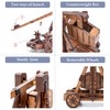 Toystub DIY 3D Wooden Puzzles for Adults Trebuchet Science Building