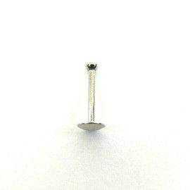 Unbranded 16g 3/8" Surgical Steel Ball Labret Internally Threaded Monroe Lip Ear Tragus