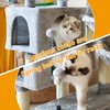 KIYUMI Cat Tree Cat Tower Condo with Sisal Scratching Post