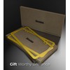 Deselen Yellow License Plate Frame - 2-Hole Sleek Style, Stainless