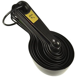 Juego de Tazas y Cucharas Medidoras de 12 Piezas Farberware Color Negro                                                                               