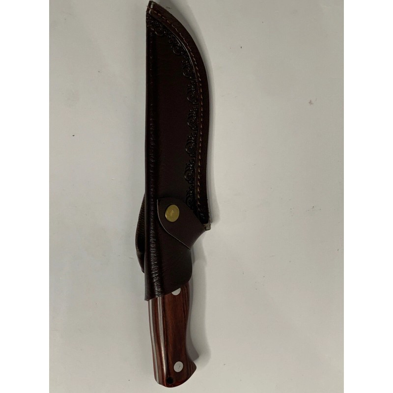 CUSTOM LEATHER SHEATH for Buck 119 Knife – Handcrafted Premium
