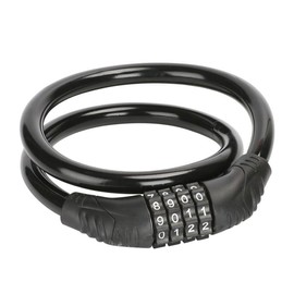 Bicycle Lock, Dial, Wire Lock, No Key Required, 4 Digit Password, Security, Lightweight, Portable, Road Bike, Cross Bike, Bike Gate, Padlock, Security Protection, Lightweight, Waterproof, Durable