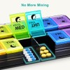 Fullicon Fast Refill Pill Box 2 Times a Day, Large