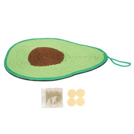 Cat Scratch Pad 28x43cm Avocado Shape Sisal EVA Scratch Resistant Cat Scratch Bed for Cats Release Pressure